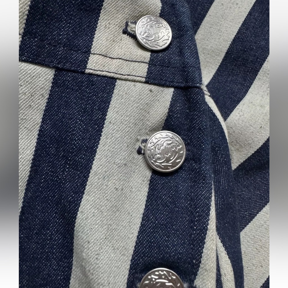 Rare Barracuda Brand Women’s Sz Small Navy/White Jumpsuit Handmade in USA - Picture 5 of 7